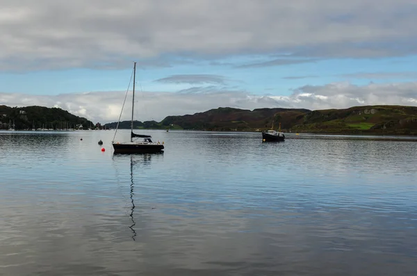 Beautiful View Bay Oban Cloudy Day Scotland — Stock Photo, Image