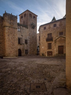 Caceres Sokağı, UNESCO Dünya Mirası Şehri, Extremadura, İspanya