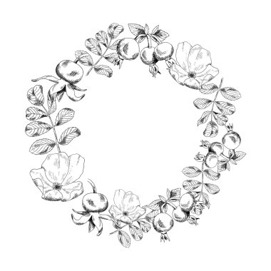 Vintage daire kare briar kroki