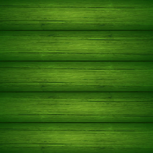 Tábuas de madeira verde escuro textura — Vetor de Stock