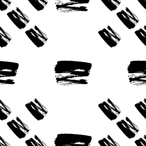 Encre de brosse grunge design sans couture — Image vectorielle