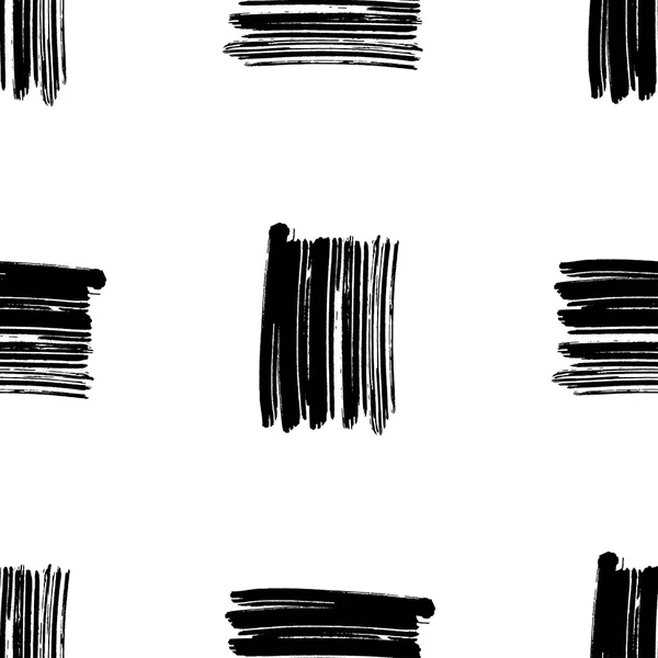 Encre de brosse grunge design sans couture — Image vectorielle