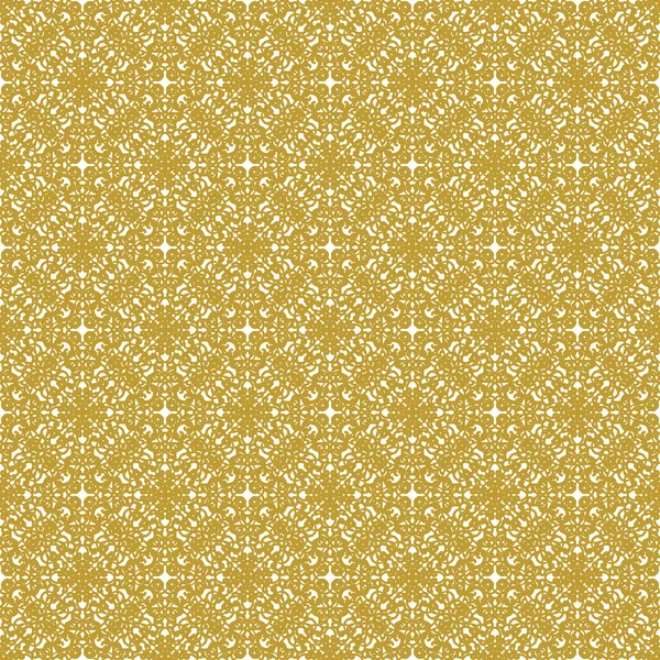 Décor vintage doré motif sans couture — Image vectorielle