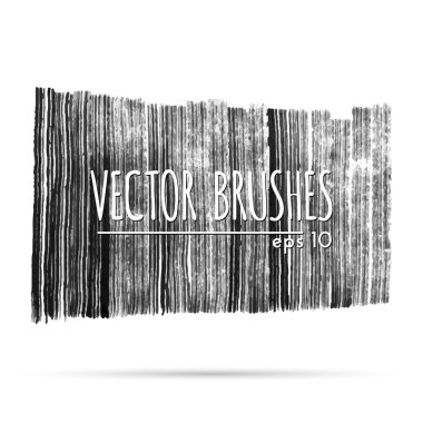 Vektör fırçalar koleksiyonu