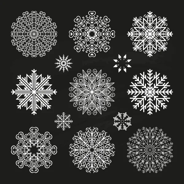 Snowflakes — Stock Vector