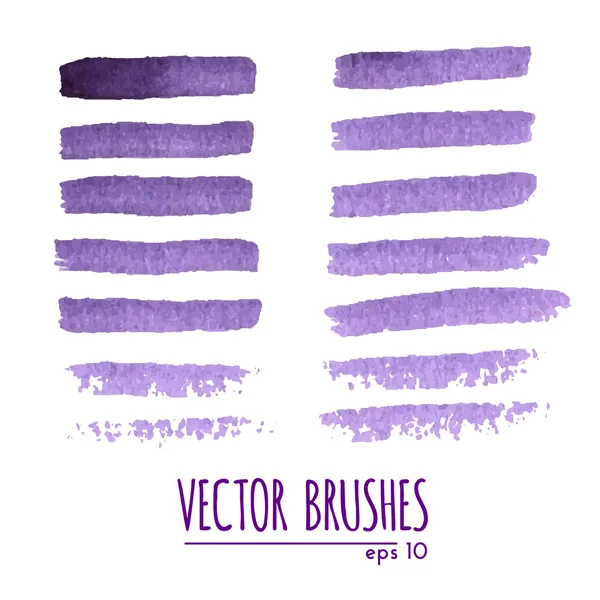 Collection de brosses — Image vectorielle