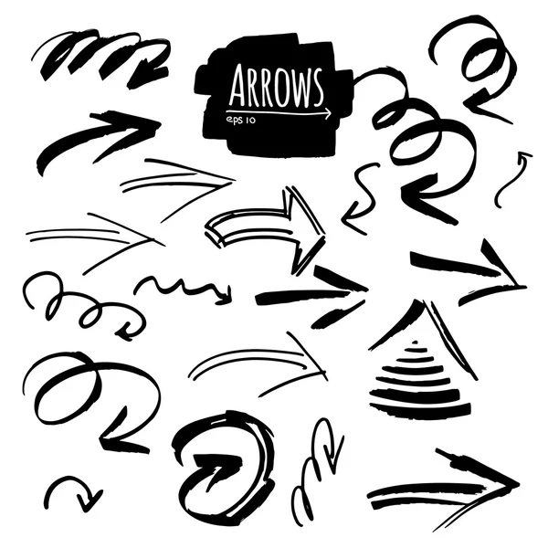 elle çizilmiş ok koleksiyonu