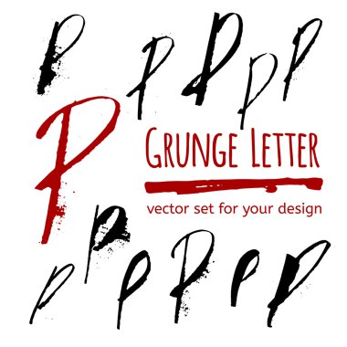 Grunge P harfleri
