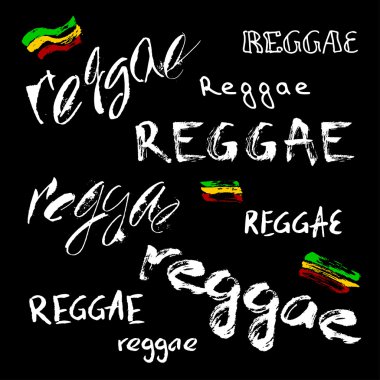 reggae tarzında yazı poster
