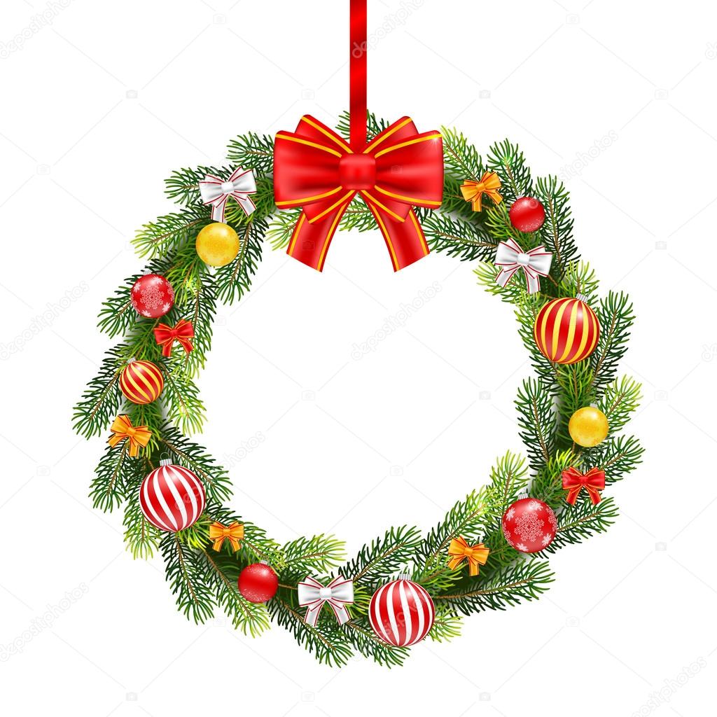 Beautiful Christmas wreath
