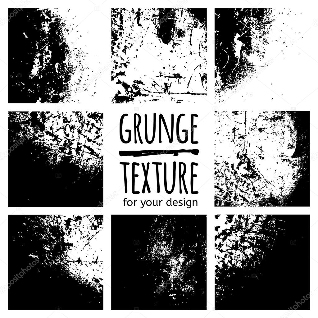 Grunge black textures