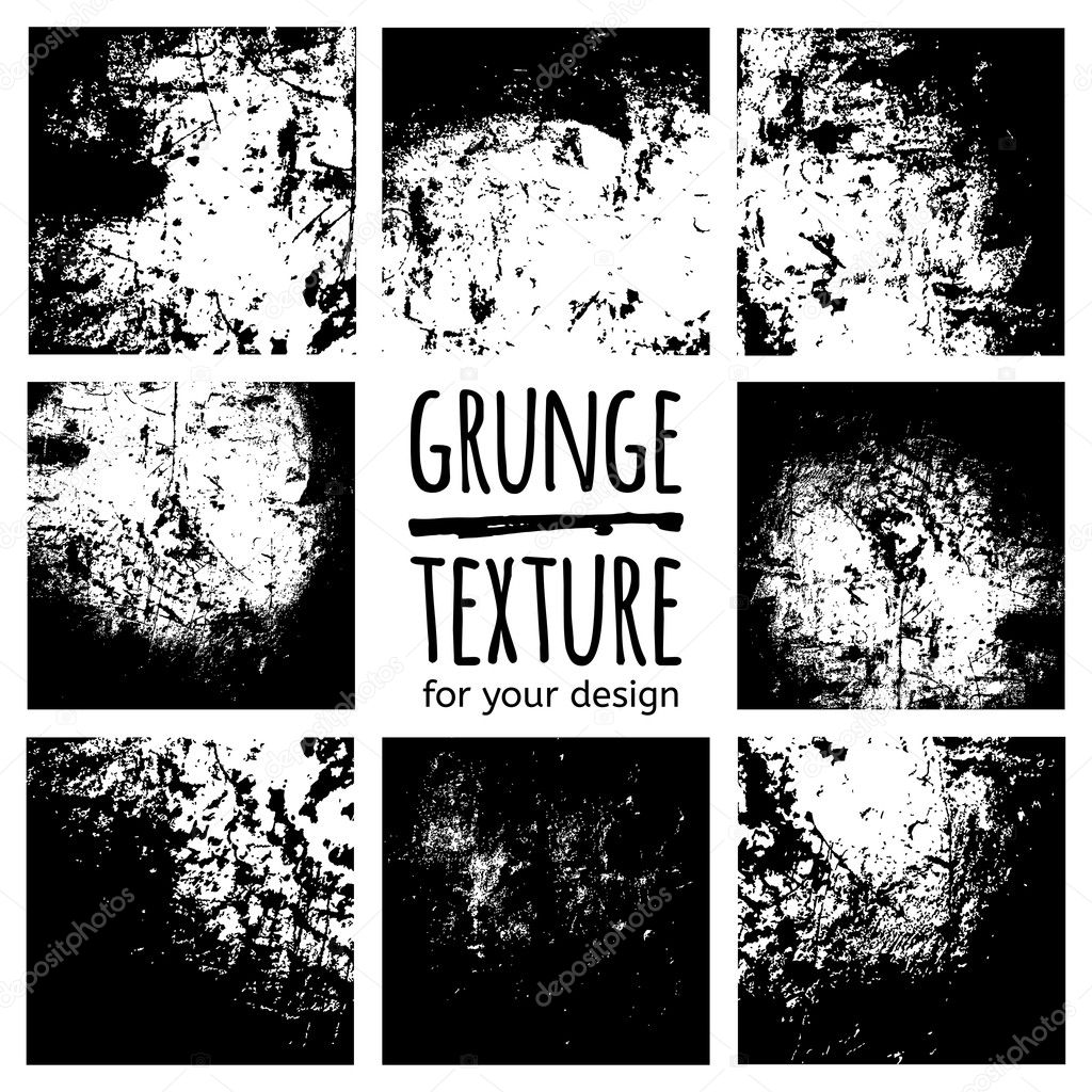 Grunge black textures