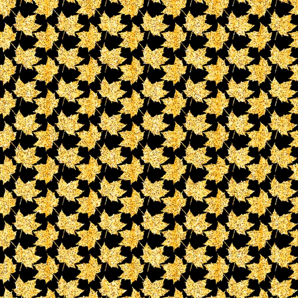 Hintergrund mit goldenen Blättern — Stockvektor