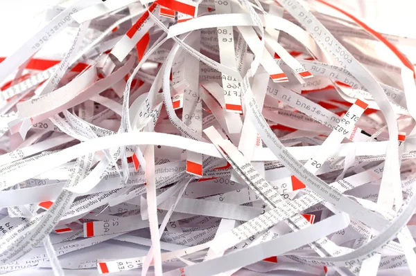 Shredded paper for privacy reasons