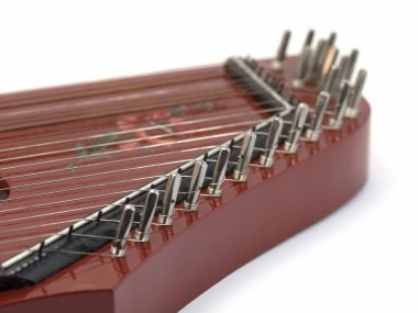 Yakın plan çekimde zither