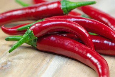 Acı biber, Capsicum Annuum, yakın plan.