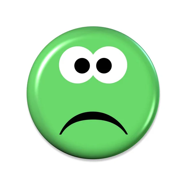 Emoticon Bad Mood — Stock Photo, Image