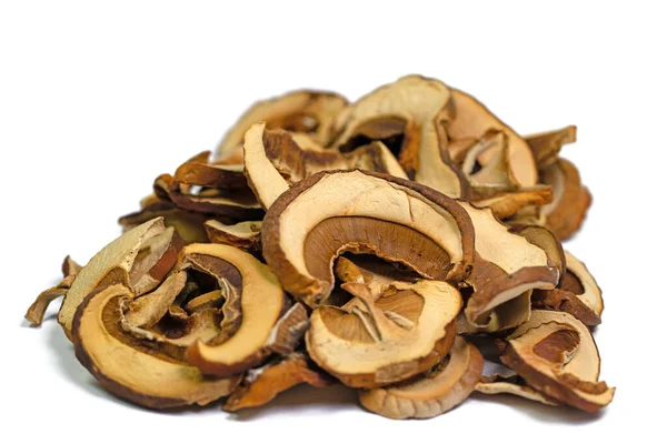 Dried Boletus Mushrooms Close — Stock Photo, Image