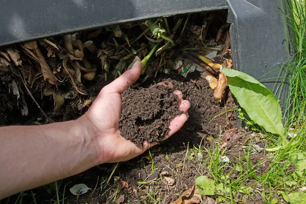 Composting garden waste, organic waste