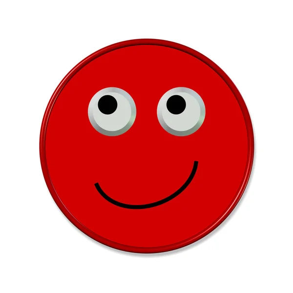 Emoticon Buon Umore Illustrazione — Foto Stock