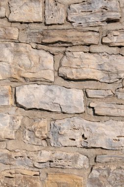 Doğal taşlardan yapılmış duvar