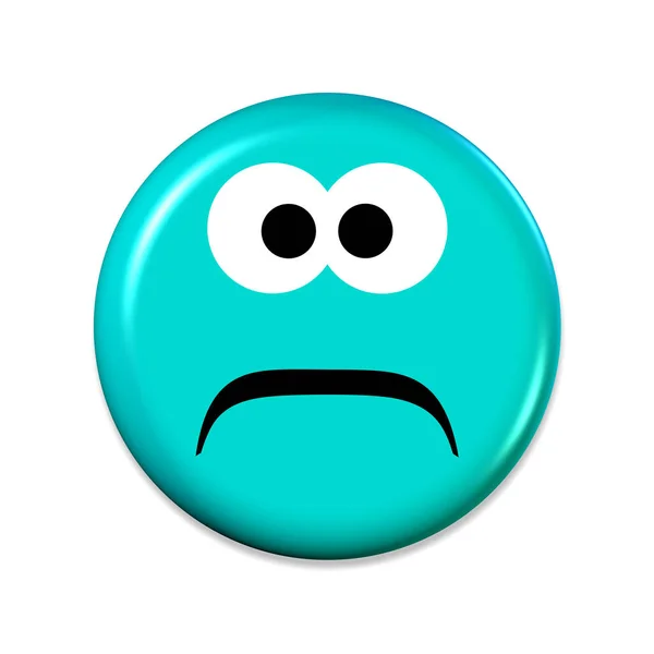 Emoticon Bad Mood — Stock Photo, Image