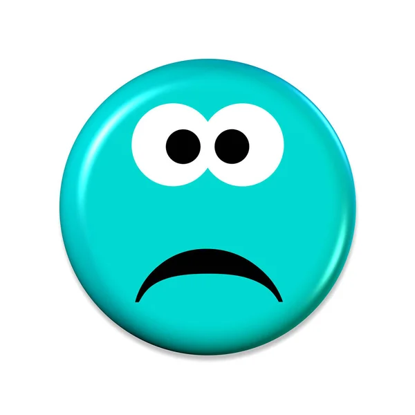 Emoticon Bad Mood — Stock Photo, Image