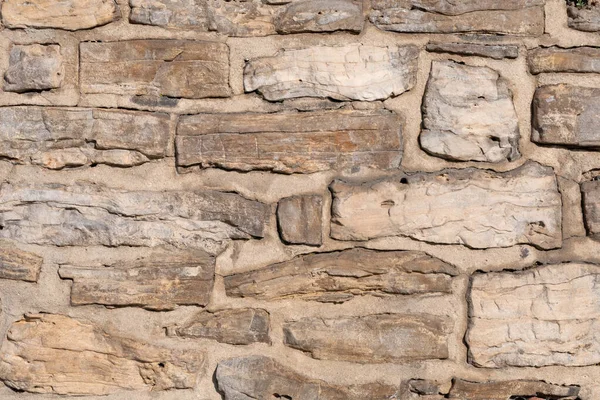 Pared Hecha Piedras Naturales — Foto de Stock