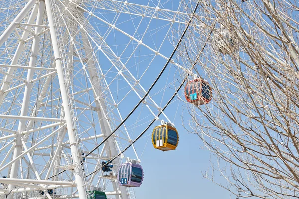En Kazajstán, la rueda de la fortuna más grande está en el parque —  Fotos de Stock