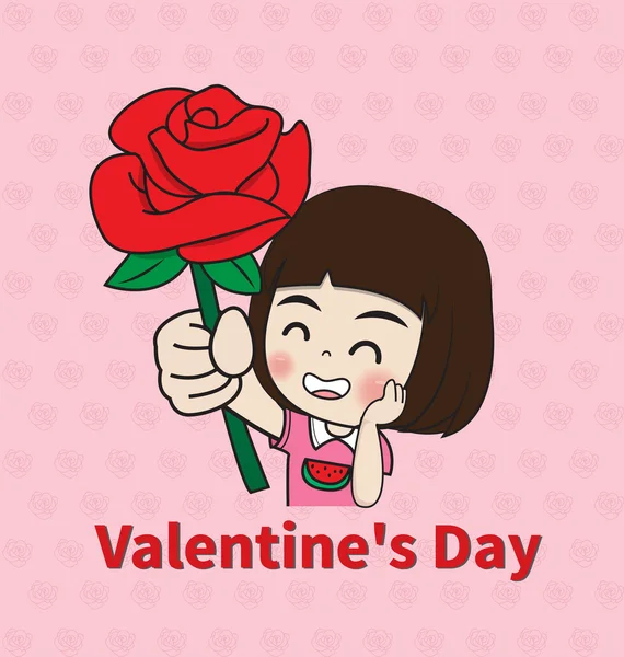 Tarjeta de San Valentín — Vector de stock