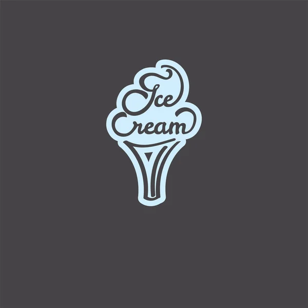 Fagylalt. Candy Shop Sticke — Stock Vector