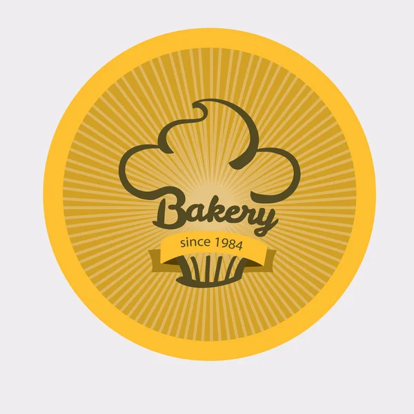 Badge logo boulangerie . — Image vectorielle