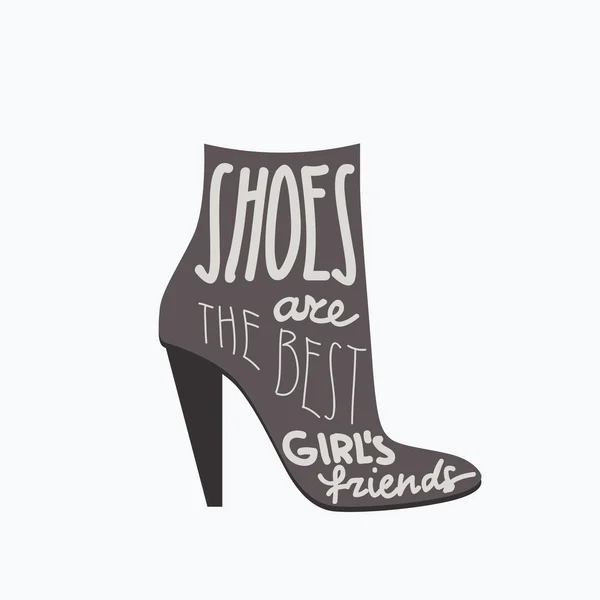 靴 - シンボルの靴は、女性の親友 ストックベクター
