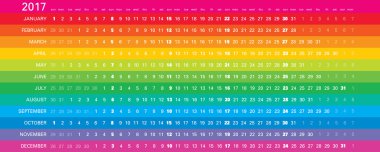Doğrusal takvim 2017