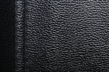 Siyah deri doku arka plan yüzeyi