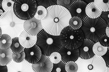 hayranları Kağıt Model arka plan daire