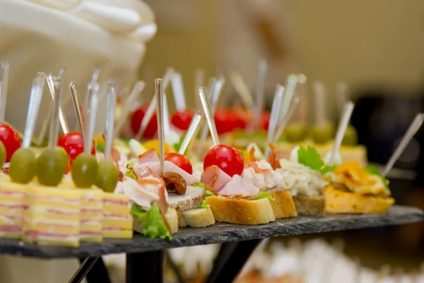 Serviço de restauração comer, evento , — Fotografia de Stock