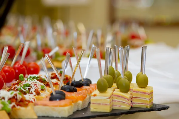 Serviço de restauração comer, evento , — Fotografia de Stock