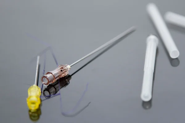 Syringe, medical injection. Medicine — Stock Photo, Image