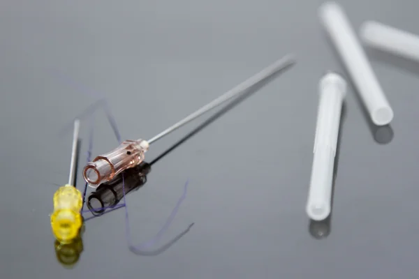 Syringe, medical injection. Medicine — Stock Photo, Image