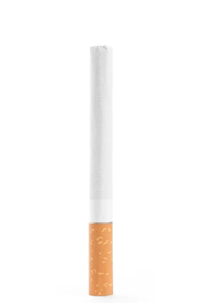 Cigarette isolée sur fond blanc — Photo