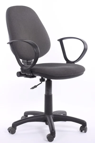 Szary krzesło biurowe — Zdjęcie stockowe