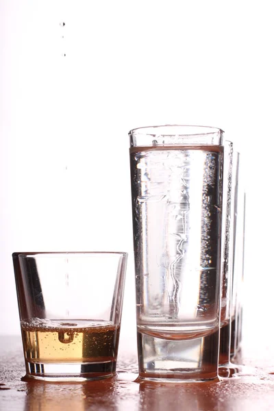 Γυαλιά και αλκοολούχων ποτών — Φωτογραφία Αρχείου