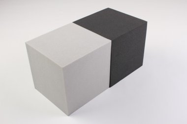 Acoustic Foam Rubber cube clipart