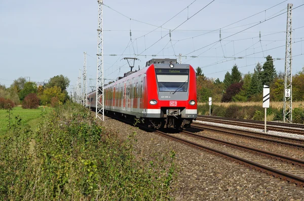 S-Bahn, München, Németország — Stock Fotó