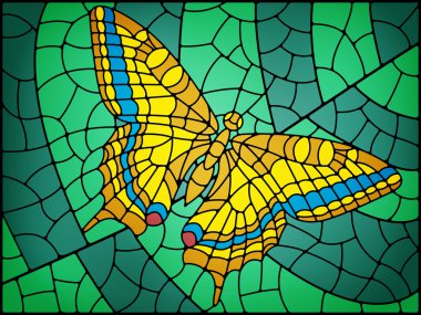 vitray kelebek