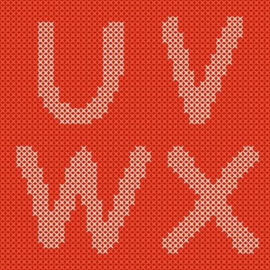 Vektör brode alfabesi