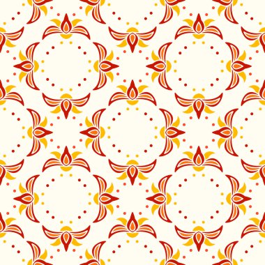 Klasik, soyut, pürüzsüz desen