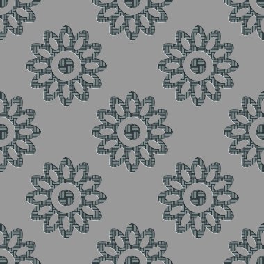 Dikişsiz çiçek deseni. 