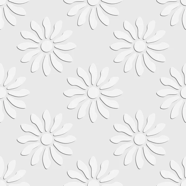 Seamless Flowers Pattern. — Stock Vector
